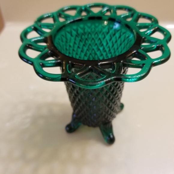 Vintage hobnail glass vase - Picture 5 of 7